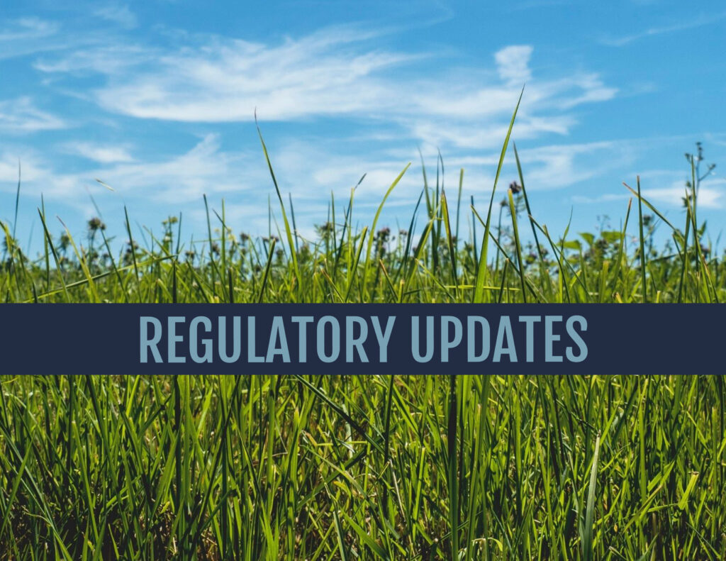 2021 Quarter 1 Regulatory Updates